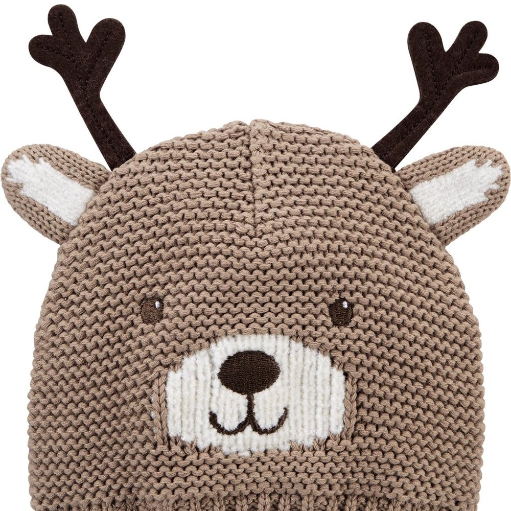 Carter's - Reindeer Knit Cap - Size 0-3M